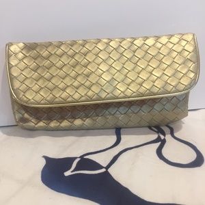 ESTEE LAUDER Gold Cosmetic Bag